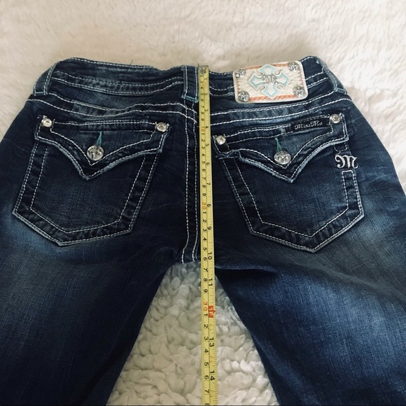 Miss Me Signature Cuffed Skinny Stretchy Women’s Jeans size 27 - Picture 8 of 12